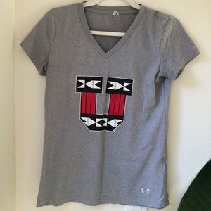 University Of Utah under Armour V-neck tee
